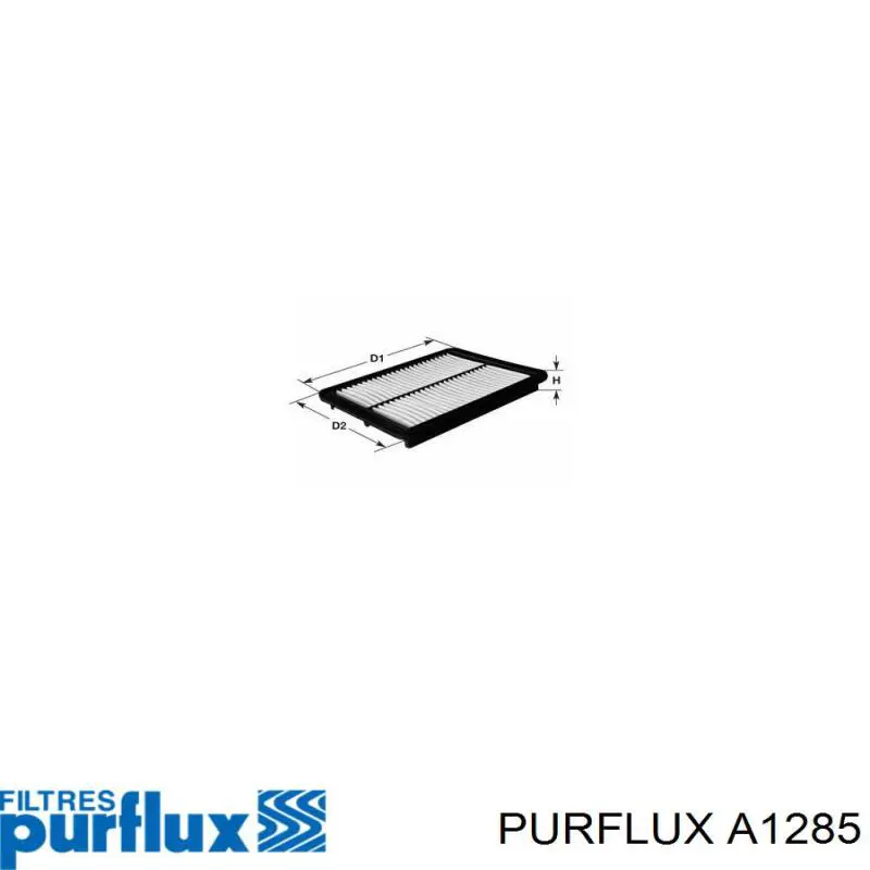 A1285 Purflux Повітряний фільтр двигуна