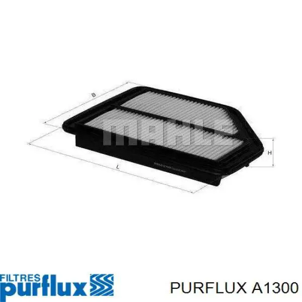 A1300 Purflux Повітряний фільтр двигуна