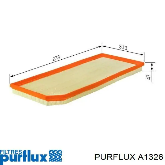 Повітряний фільтр A1326 Purflux