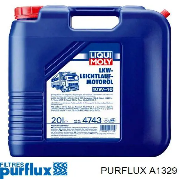 Елемент повітряного фільтра Purflux A1329 ціна, від 6.75 USD