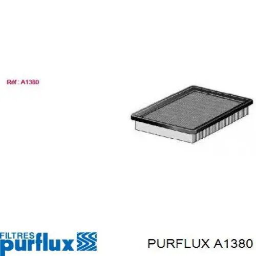 Елемент повітряного фільтра Purflux A1380 ціна, від 6.30 USD