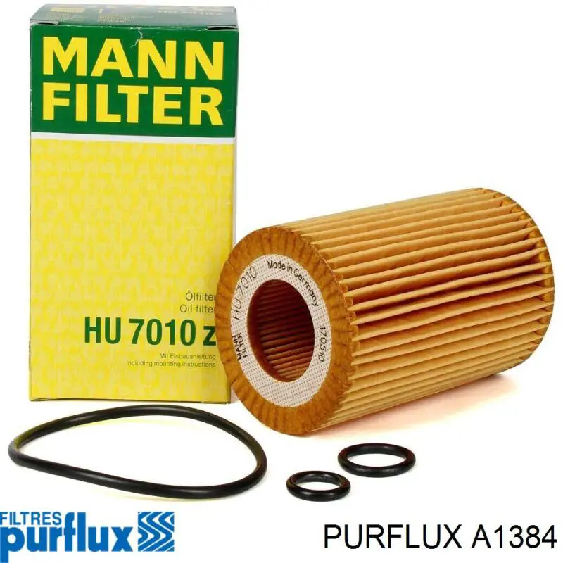 Купити A1384 Purflux Автомобільний фільтр повітря