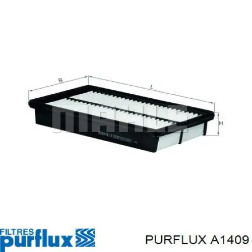 Елемент повітряного фільтра Purflux A1409 ціна, від 7.15 USD