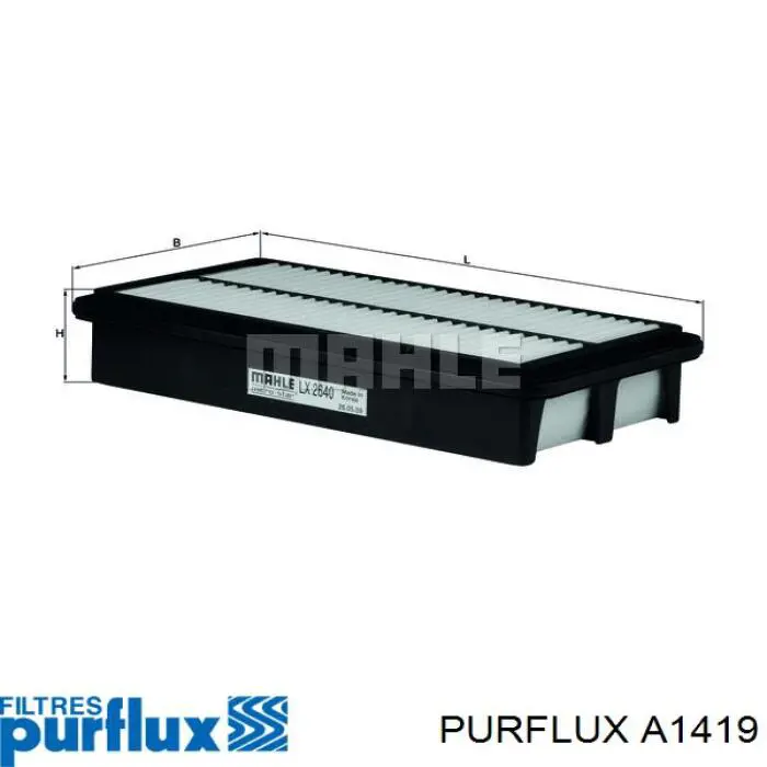 Купити A1419 Purflux Автомобільний фільтр повітря