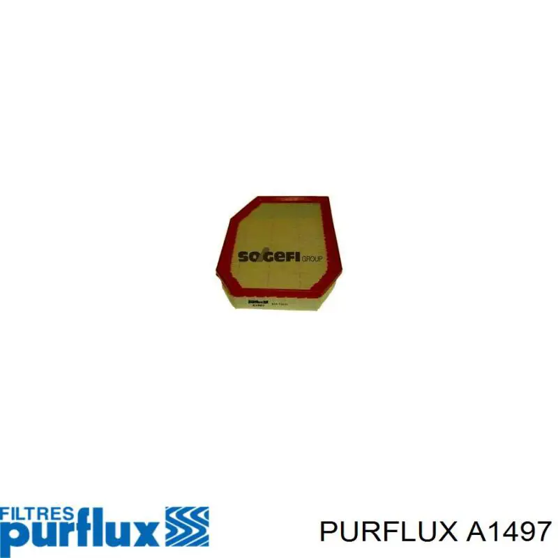 Купити A1497 Purflux Автомобільний фільтр повітря