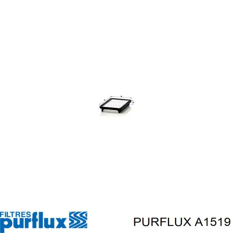 Корпус повітряного фільтра Purflux A1519 ціна, від 5.33 USD