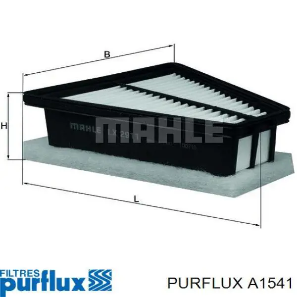 A1541 Purflux Повітряний фільтр двигуна