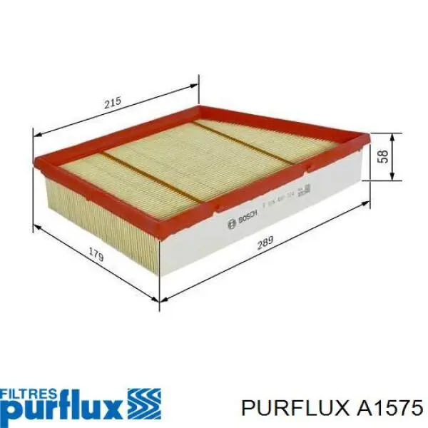 Елемент повітряного фільтра Purflux A1575 ціна, від 15.35 USD