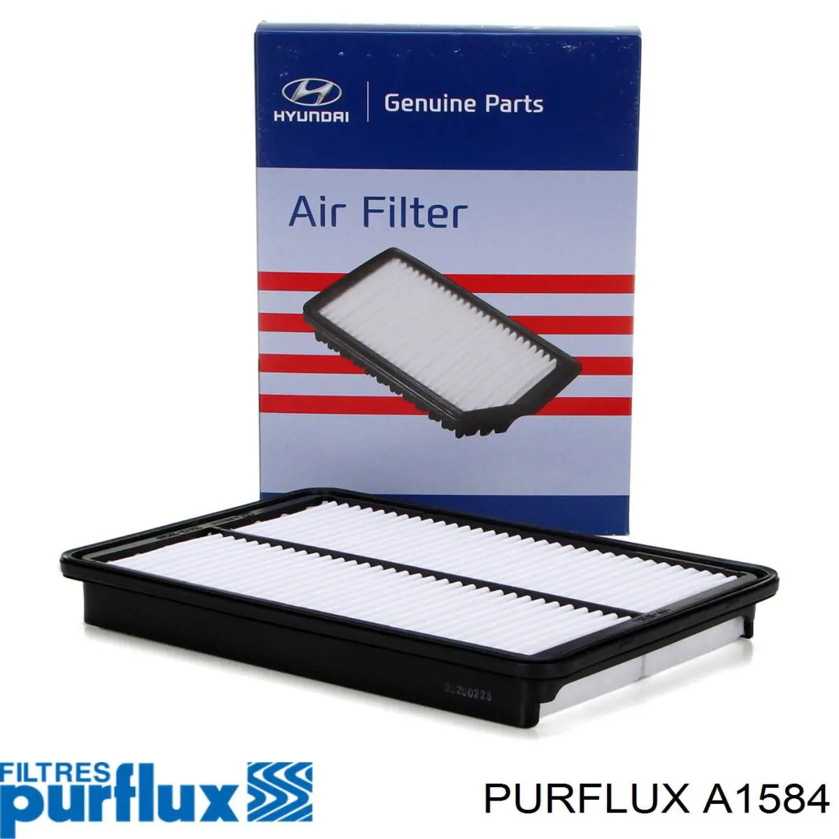 Купити A1584 Purflux Автомобільний фільтр повітря