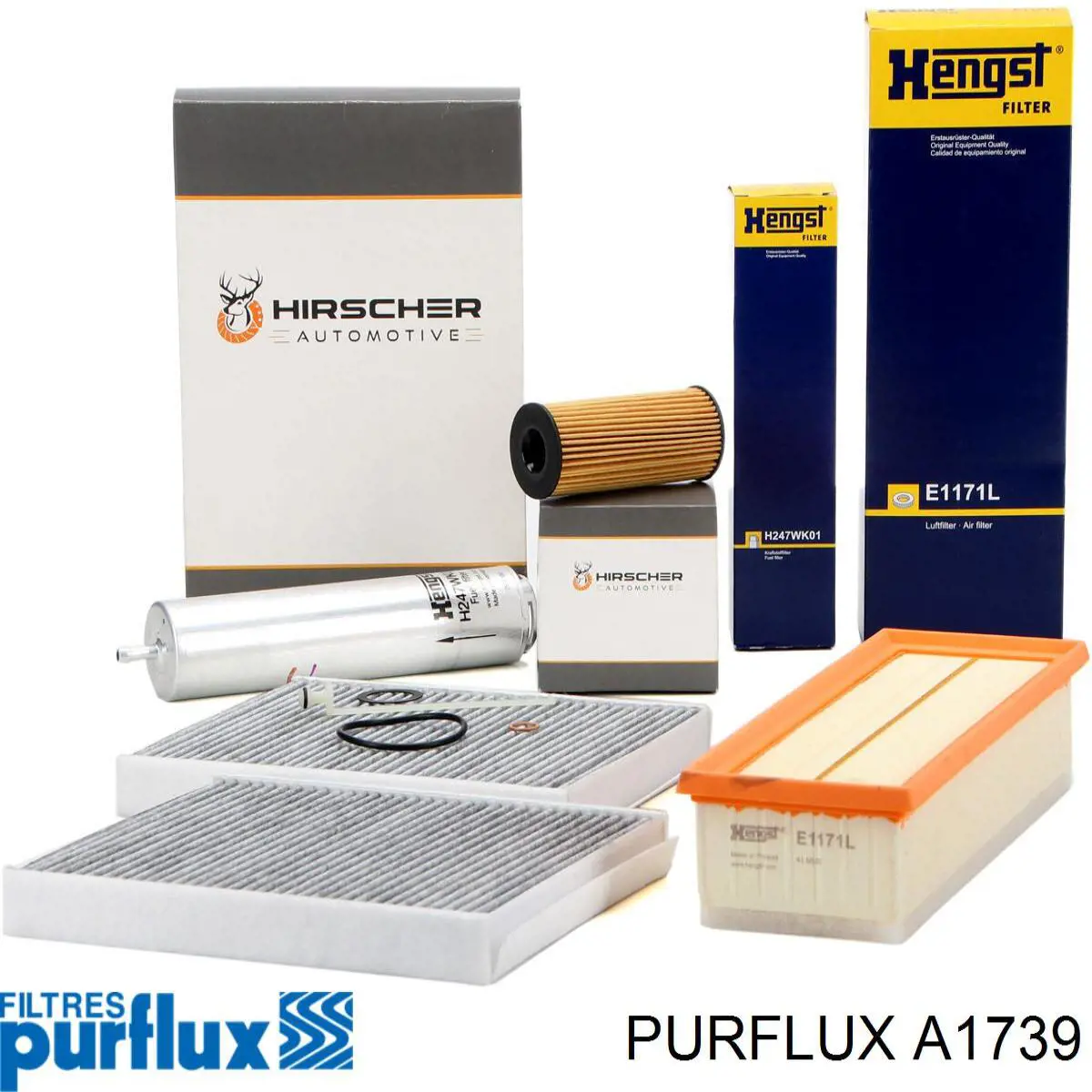 A1739 Purflux Повітряний фільтр двигуна
