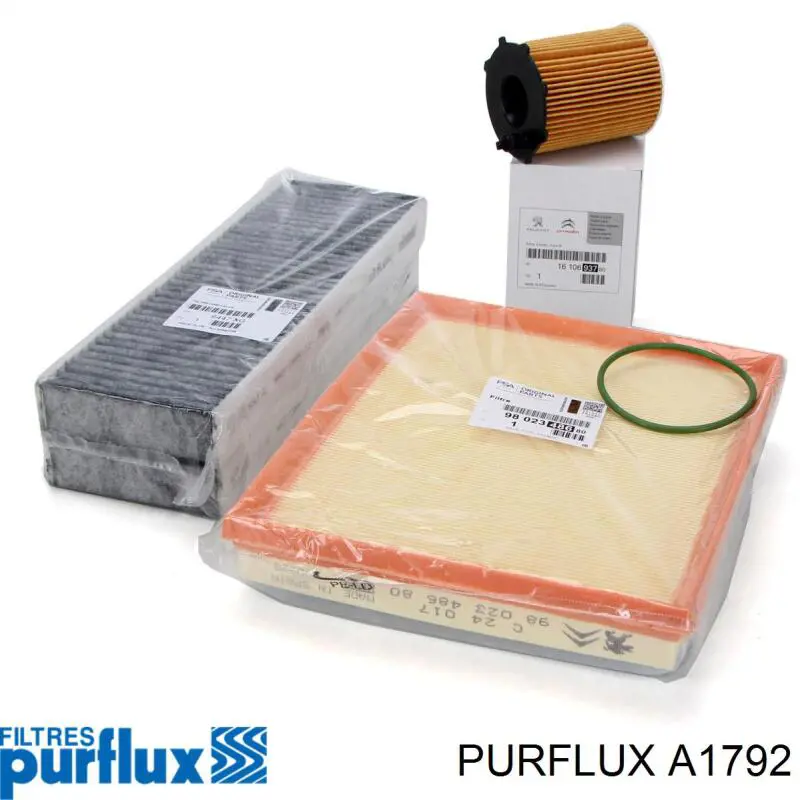 A1792 Purflux Повітряний фільтр двигуна