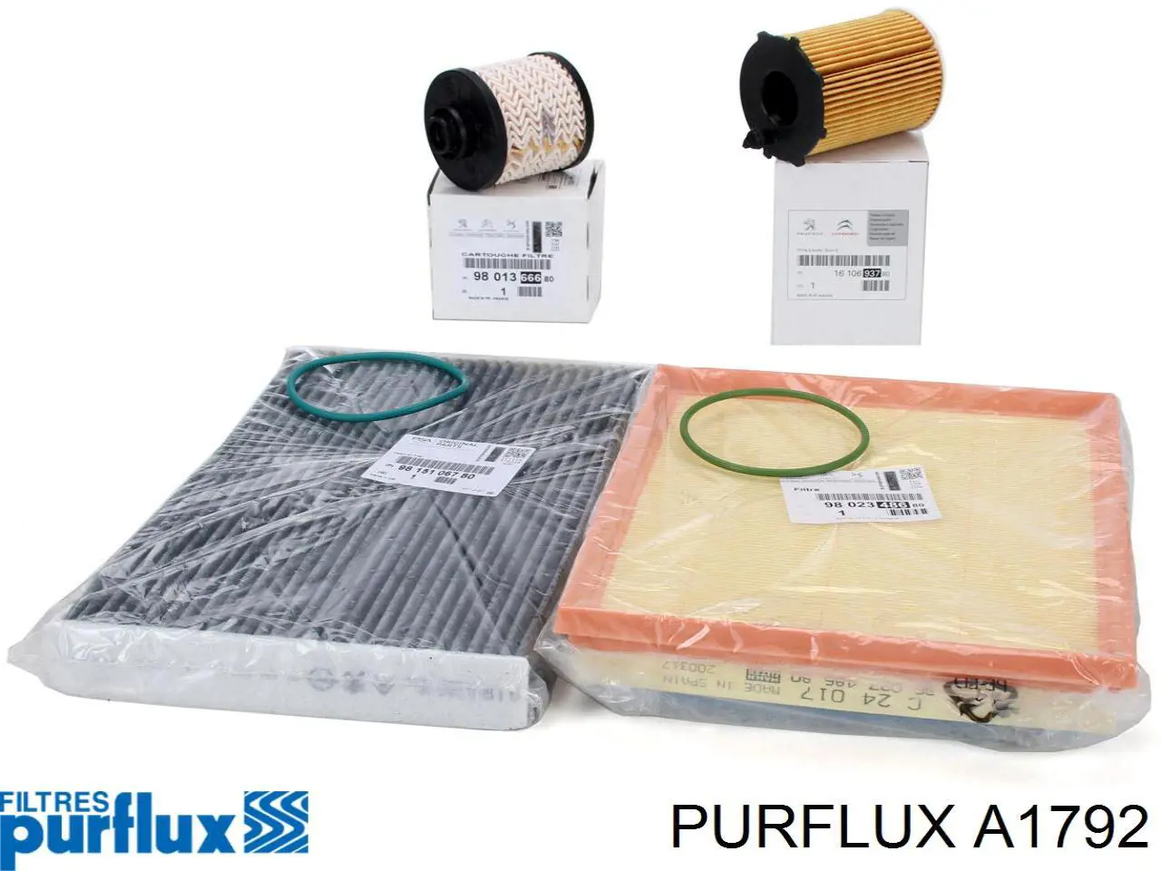 Елемент повітряного фільтра Purflux A1792 ціна, від 10.89 USD