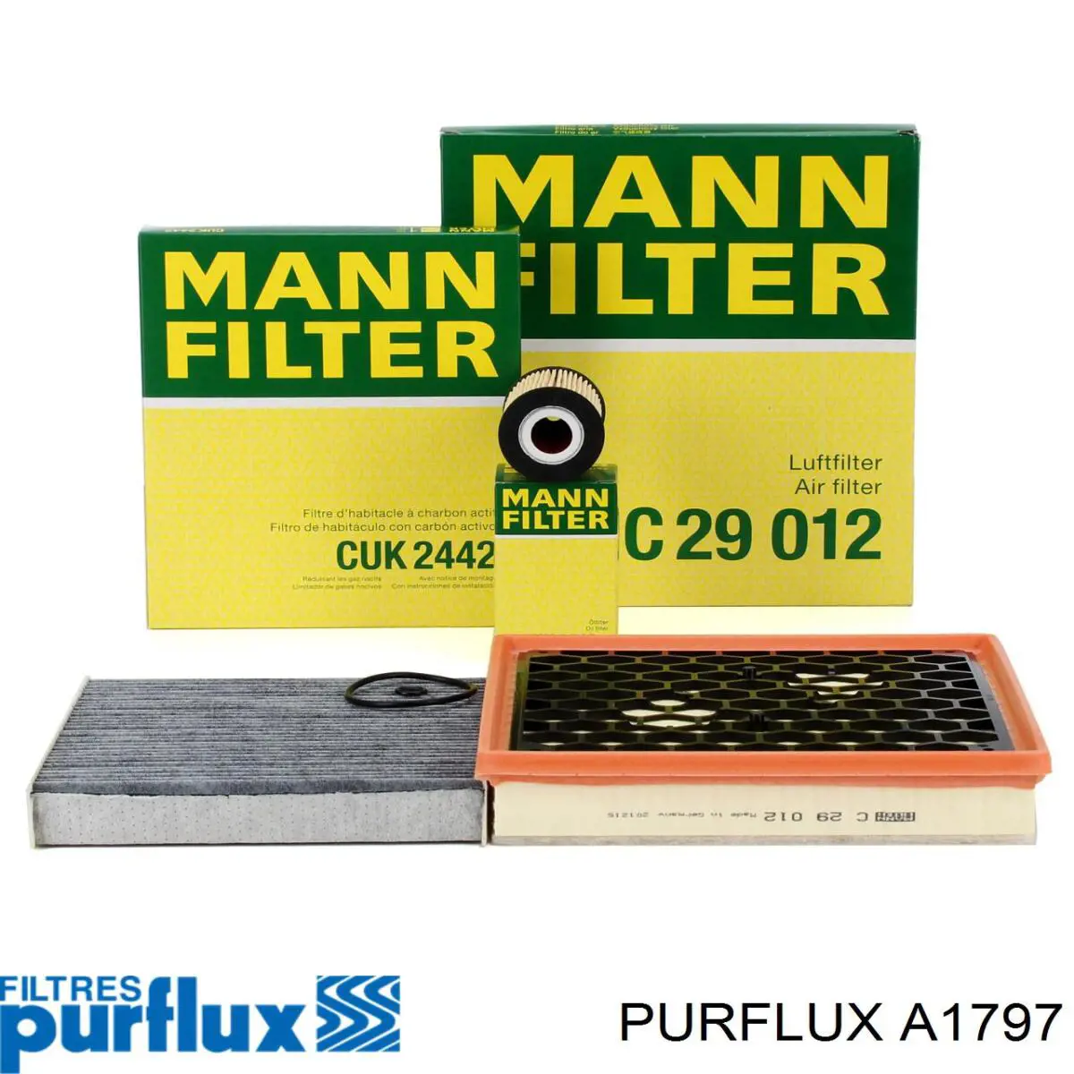 Елемент повітряного фільтра Purflux A1797 ціна, від 14.12 USD