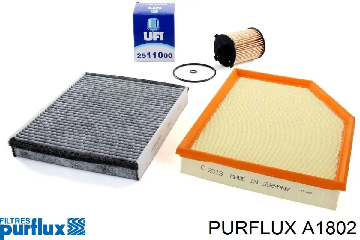 A1802 Purflux Повітряний фільтр двигуна