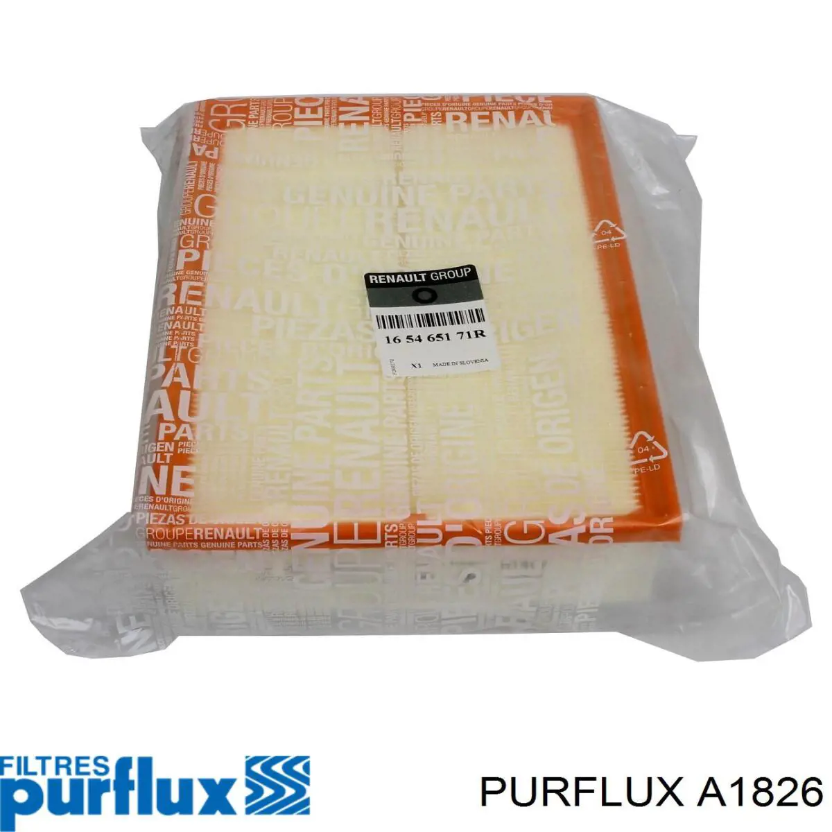 Купити A1826 Purflux Автомобільний фільтр повітря