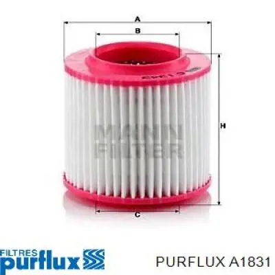 Купити A1831 Purflux Автомобільний фільтр повітря
