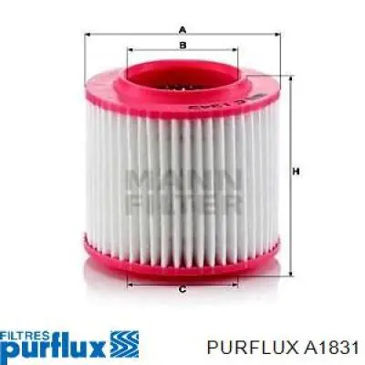 Повітряний фільтр A1831 Purflux