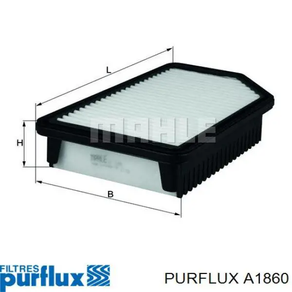 Елемент повітряного фільтра Purflux A1860 ціна, від 4.72 USD
