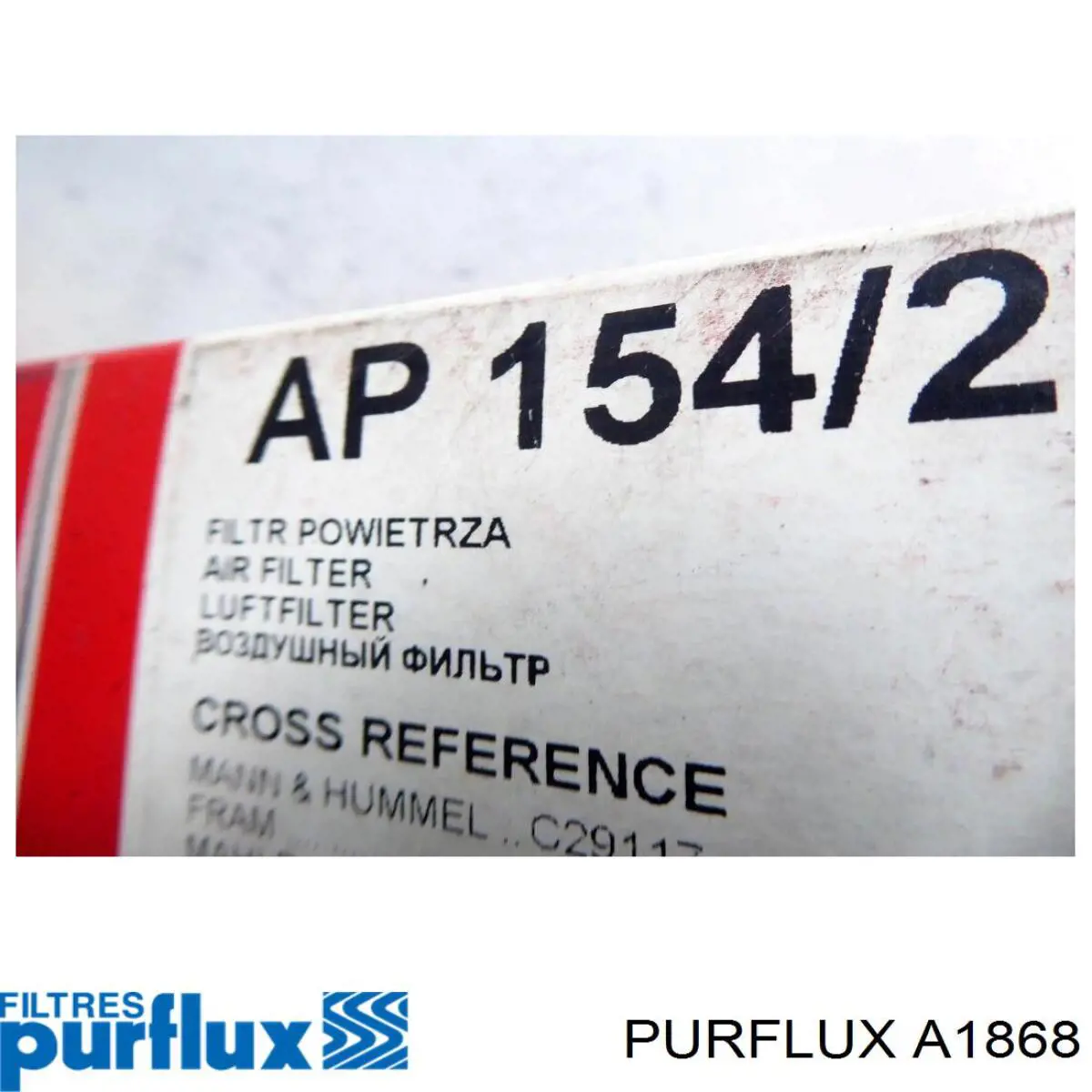 Купити A1868 Purflux Автомобільний фільтр повітря