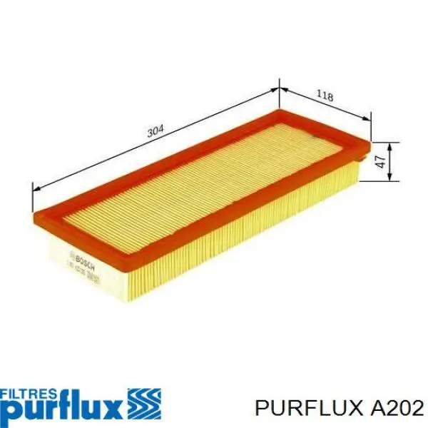 Повітряний фільтр A202 Purflux