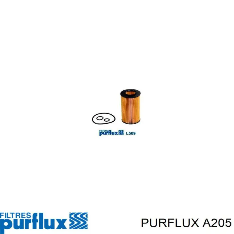 A205 Purflux фільтр повітряний