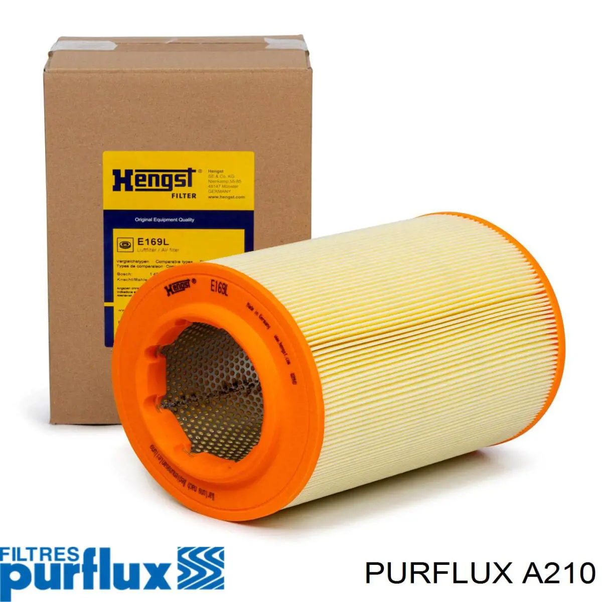 A210 Purflux Повітряний фільтр двигуна