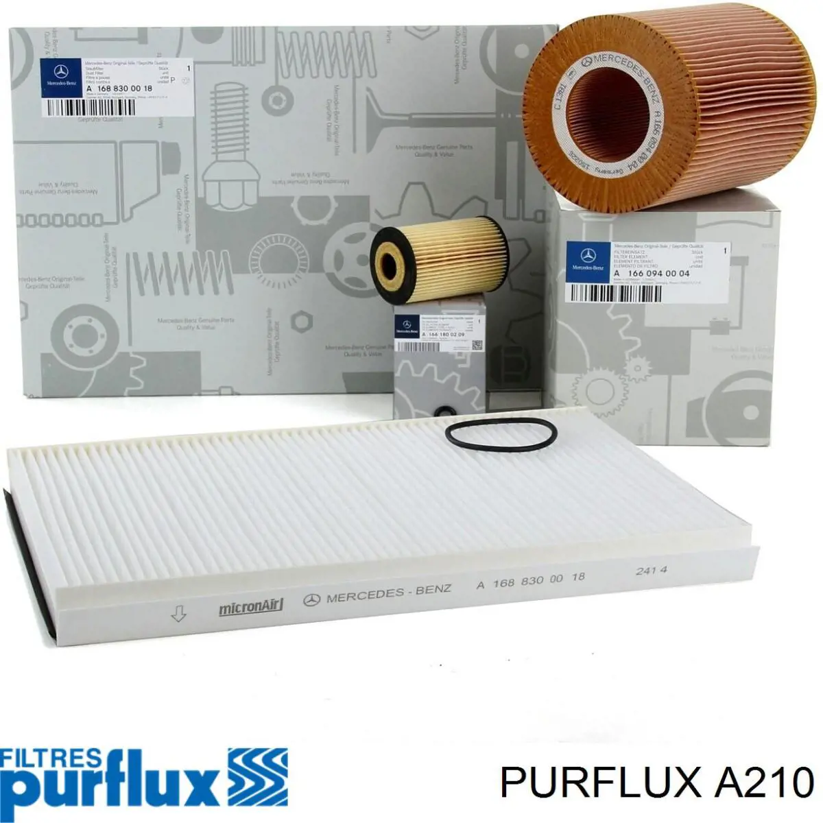 Повітряний фільтр A210 Purflux