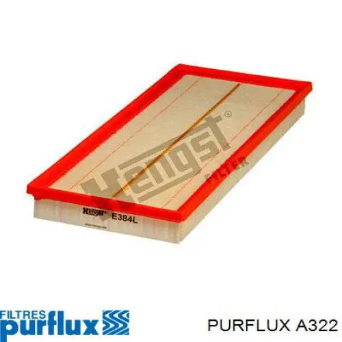 Купити A322 Purflux Автомобільний фільтр повітря