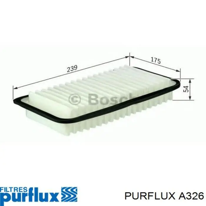 Купити A326 Purflux Автомобільний фільтр повітря
