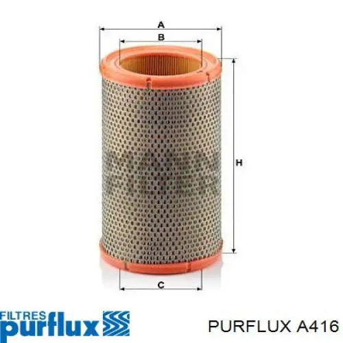 Купити A416 Purflux Автомобільний фільтр повітря