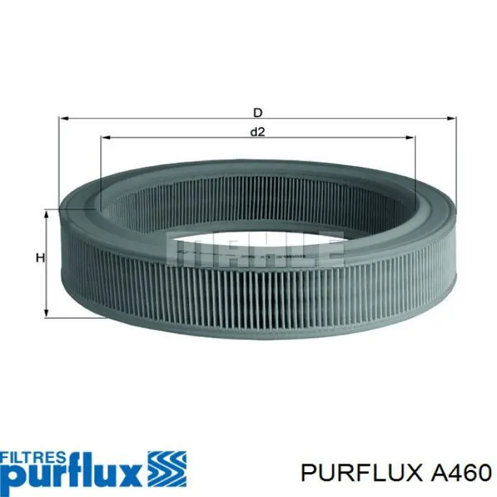 Повітряний фільтр A460 Purflux