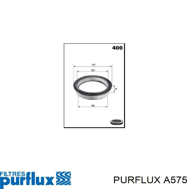 Елемент повітряного фільтра Purflux A575 ціна, від 4.19 USD