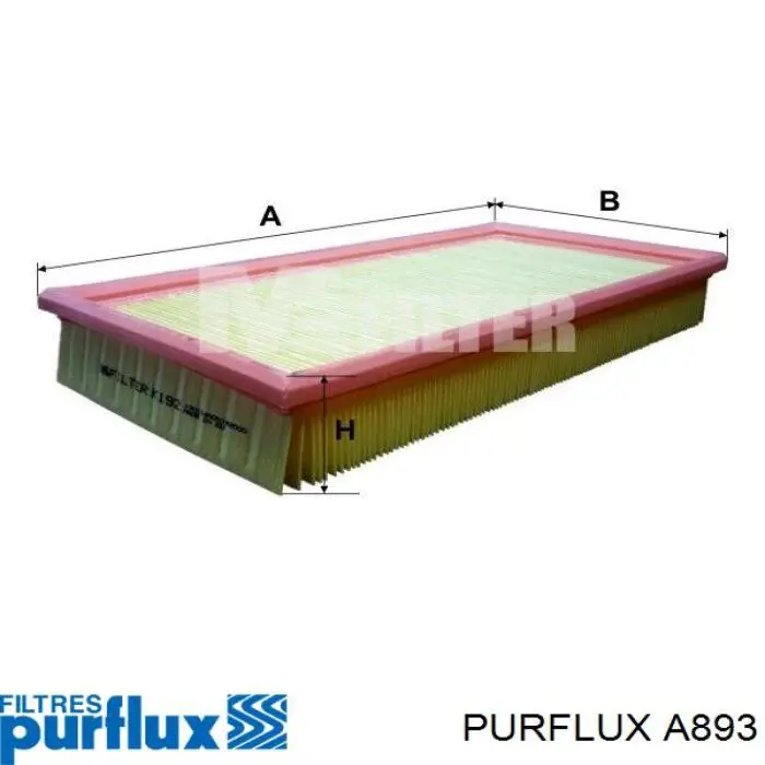 Елемент повітряного фільтра Purflux A893 ціна, від 5.18 USD