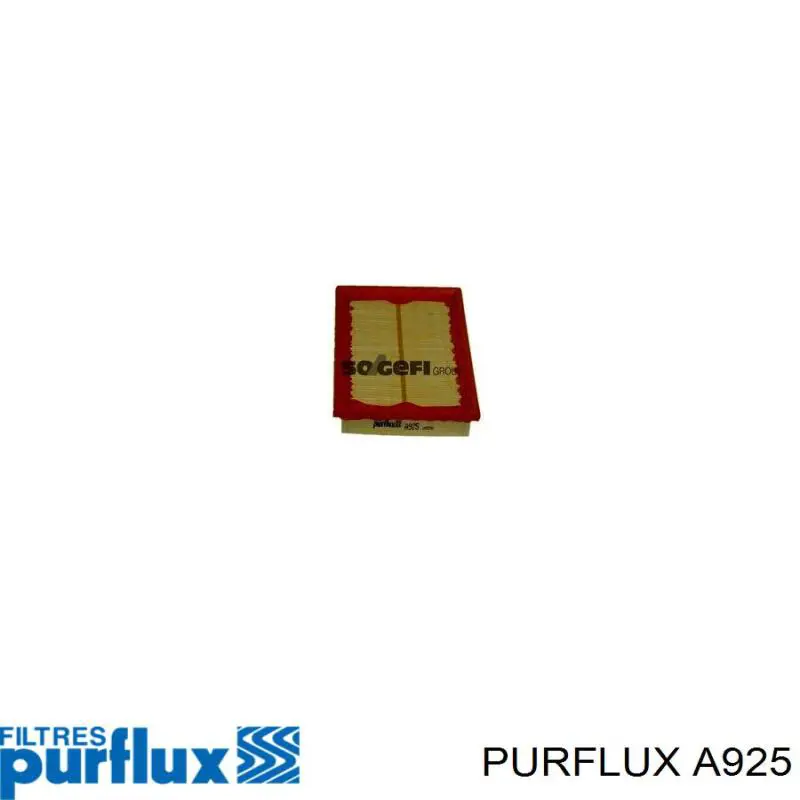 A925 Purflux Повітряний фільтр двигуна