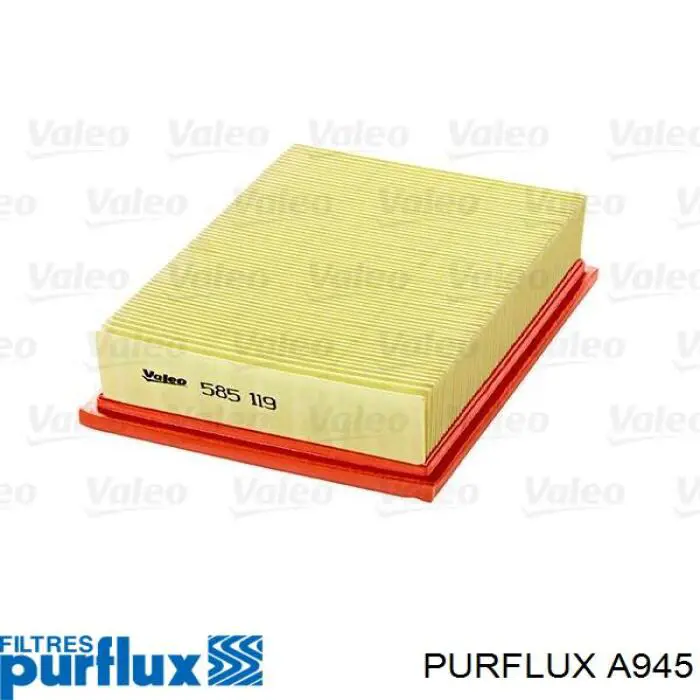 A945 Purflux Повітряний фільтр двигуна