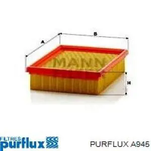 Елемент повітряного фільтра Purflux A945 ціна, від 2.80 USD