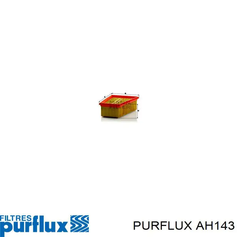 Купити AH143 Purflux Фільтр салону вугільний