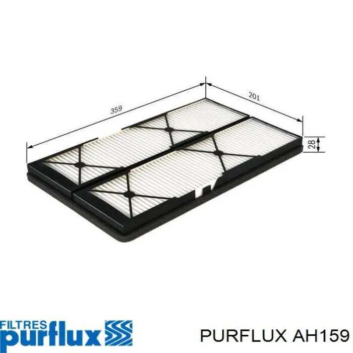 Фільтр салону AH159 Purflux