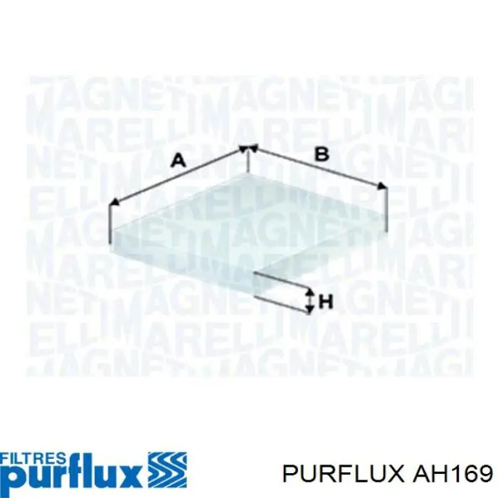 Купити AH169 Purflux Фільтр салону вугільний