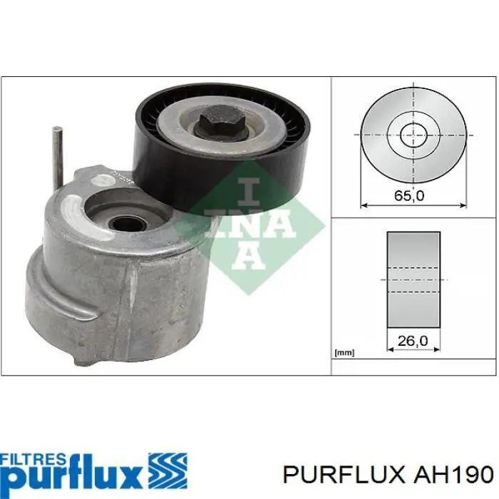 Купити AH190 Purflux Фільтр салону вугільний