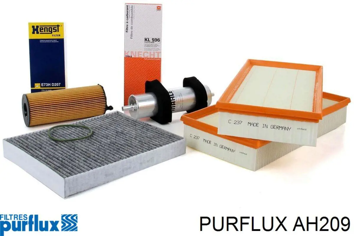 Фільтр повітряний обігрівача Purflux AH209 ціна, від 7.18 USD