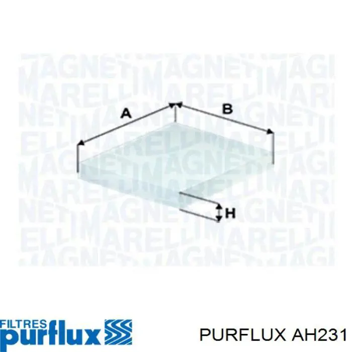 Фільтр салону AH231 Purflux