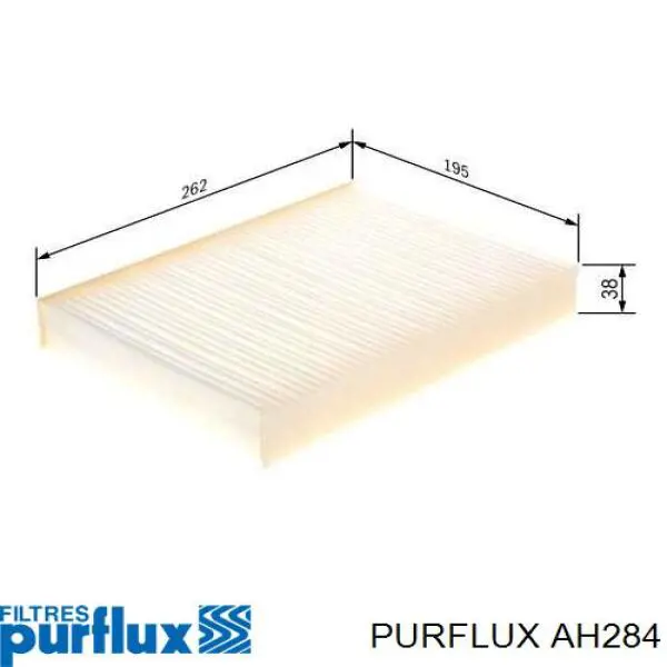 Фільтр повітряний обігрівача Purflux AH284 ціна, від 11.42 USD