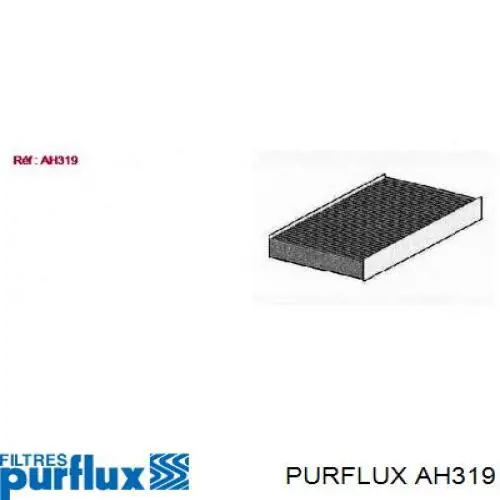 Фільтр повітряний обігрівача Purflux AH319 ціна, від 6.02 USD