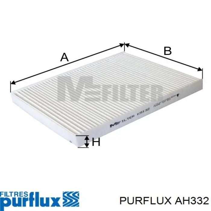 Фільтр салону AH332 Purflux