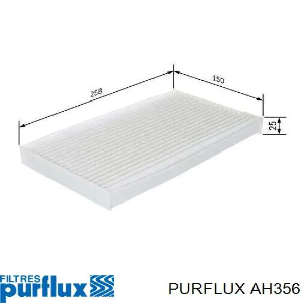 Фільтр повітряний обігрівача Purflux AH356 ціна, від 4.74 USD