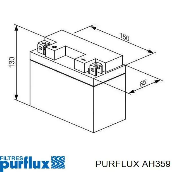 Фільтр салону AH359 Purflux