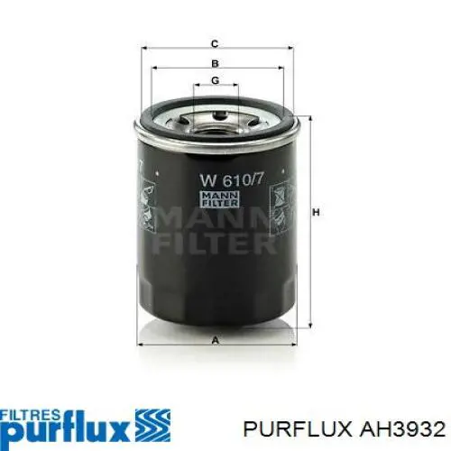 Повітряний фільтр салону Purflux AH3932