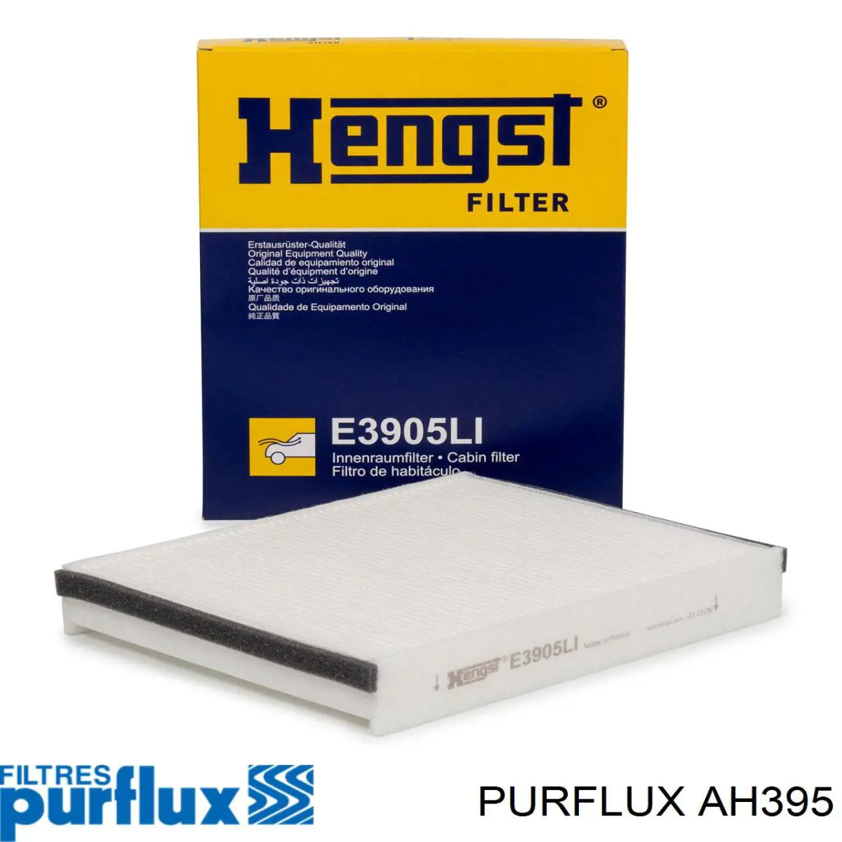 Купити AH395 Purflux Фільтр салону вугільний