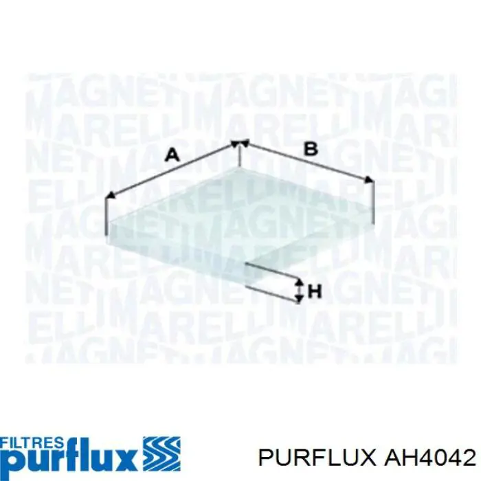 Купити AH4042 Purflux Фільтр салону вугільний